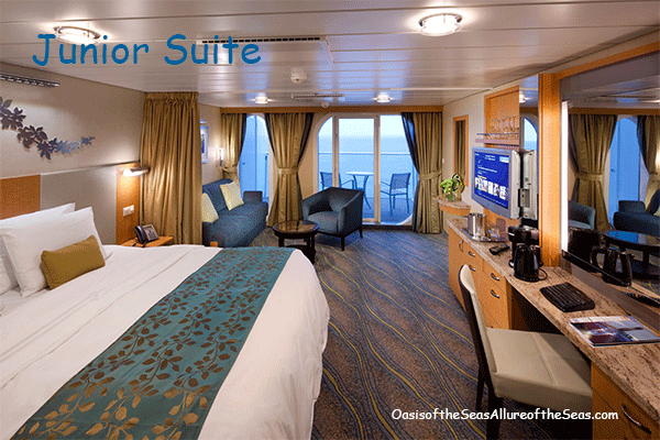 Junior Suite Review On The Oasis Of The Seas And Allure Of The Seas 