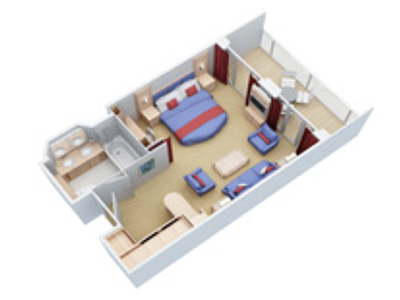 Grand suite floor plan