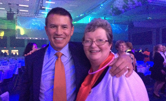 Nadia Jastrjembskaia and Andy Stuart, President and Chief Executive Officer, Norwegian Cruise Line