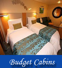 budget cabins Oasis of the Seas Allure of the Seas