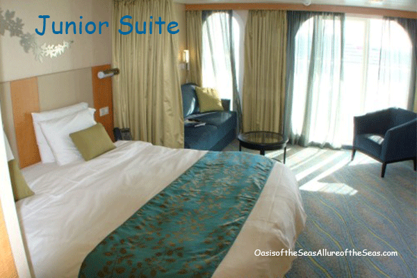 Junior Suite Review on the Oasis of the Seas and Allure of the Seas ...