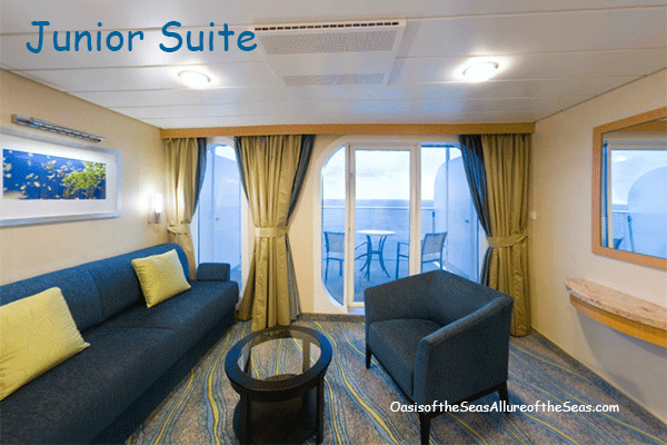 Junior Suite Review on the Oasis of the Seas and Allure of the Seas ...