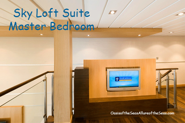 Photos of Sky loft Suite on the Oasis of the Seas and Allure of the Seas, Royal Caribbean International Cruise Line