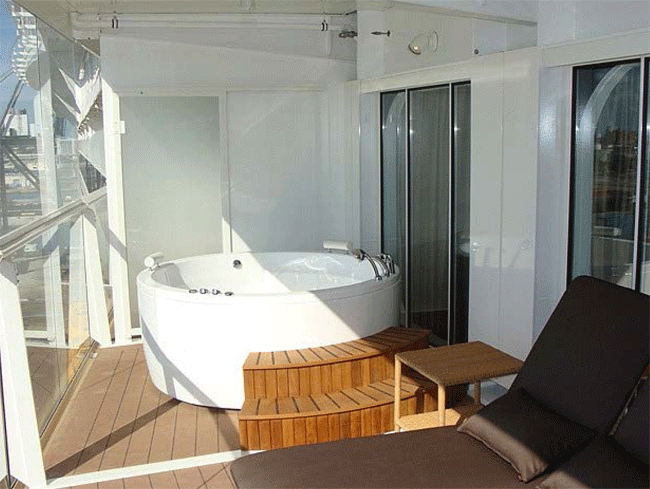 oasis of the seas allure of the seas presidential family suite balcony