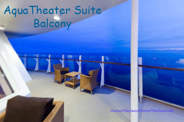 AquaTheater suite balcony