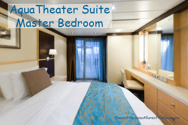 AquaTheater Master Bedroom, Oasis of the Seas and Allure of the Seas