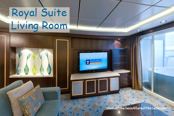 Photos: Royal Suite on Oasis Class Ships - Aurora Cruises and Travel