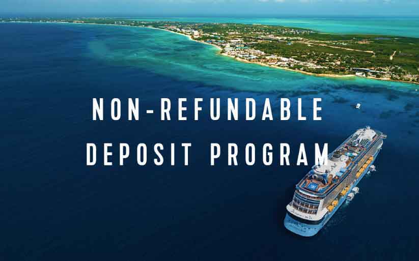 Royal Caribbean non-refundable deposit