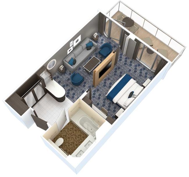 Grand Suite Symphony of the Seas Floor Plan Aurora Cruises and Travel